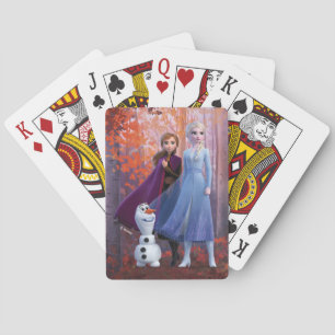 Frozen 2   Anna, Elsa & Olaf Playing Cards