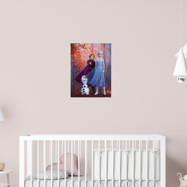 Frozen 2 | Anna, Elsa & Olaf Poster | Zazzle