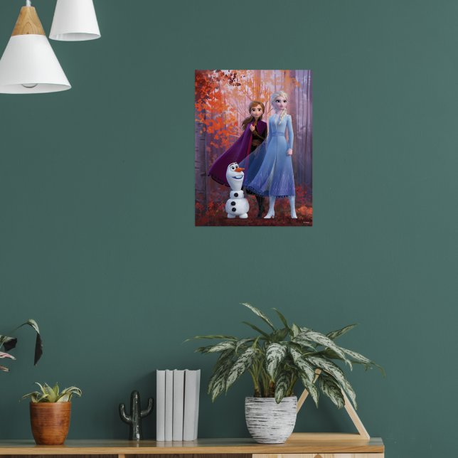 Frozen 2 | Anna, Elsa & Olaf Poster | Zazzle
