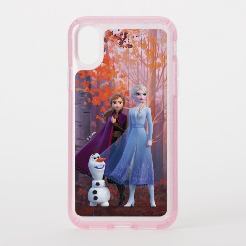 Frozen 2  Anna Elsa  Olaf Speck iPhone XS Case