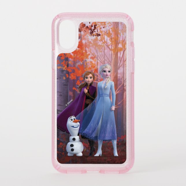 Frozen 2 | Anna, Elsa & Olaf Speck iPhone XS Case (Front)