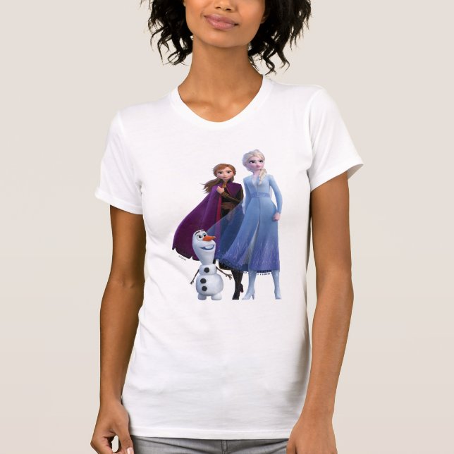 Frozen 2 | Anna, Elsa & Olaf T-Shirt (Front)