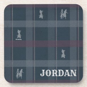 Frozen 2: Anna, Elsa, & Olaf Tartan Pattern Beverage Coaster