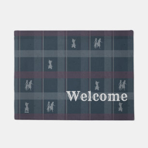 Frozen 2: Anna, Elsa, & Olaf Tartan Pattern Doormat
