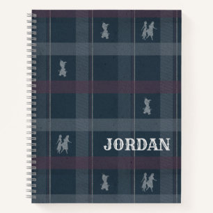 Frozen 2: Anna, Elsa, & Olaf Tartan Pattern Notebook
