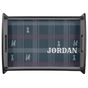 Frozen 2: Anna, Elsa, & Olaf Tartan Pattern Serving Tray