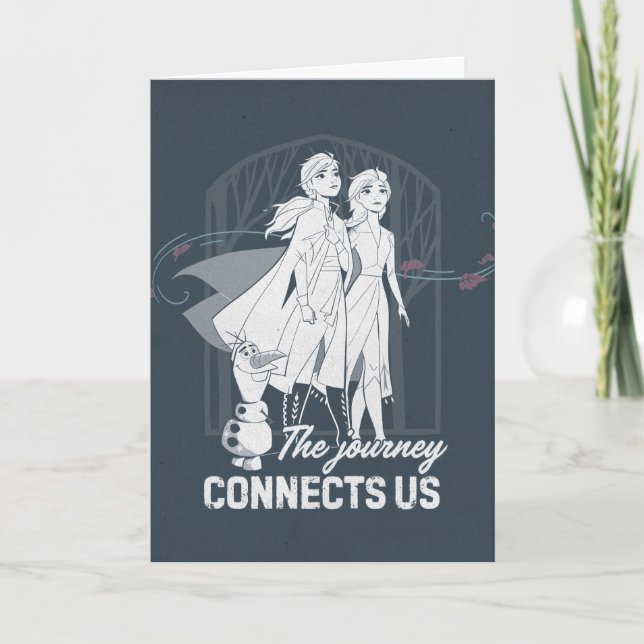 Frozen 2: Anna & Elsa | The Journey Connects Us Card (Front)
