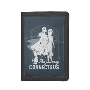 Frozen 2: Anna & Elsa The Journey Connects Us Tri-fold Wallet