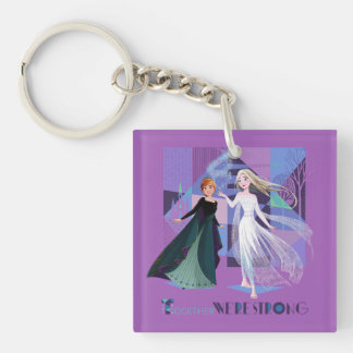 Frozen 2 | Anna & Elsa - Together We're Strong Keychain