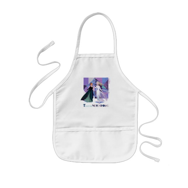 Frozen 2 | Anna & Elsa - Together We're Strong Kids' Apron (Front)