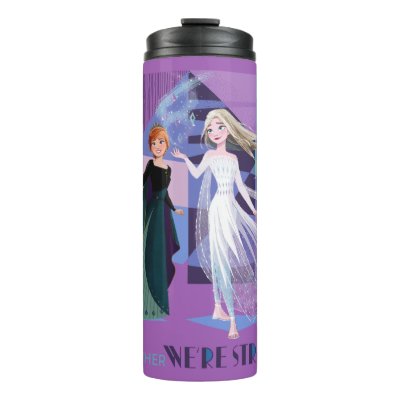 Frozen 2 | Anna &amp; Elsa - Together We're Strong Thermal Tumbler