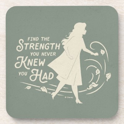 Frozen 2: Anna | Find The Strength Beverage Coaster