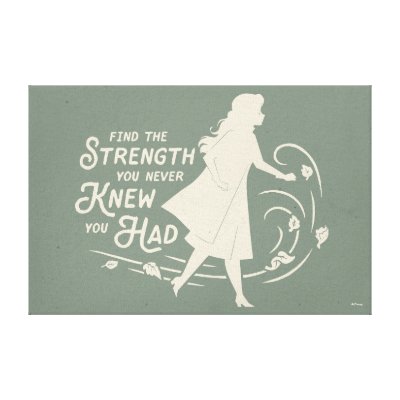 Frozen 2: Anna | Find The Strength Canvas Print