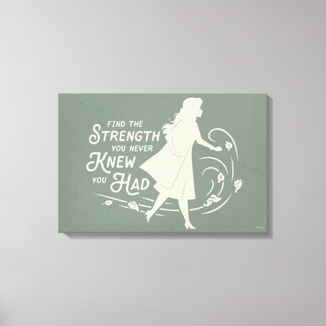 Frozen 2: Anna | Find The Strength Canvas Print (Front)
