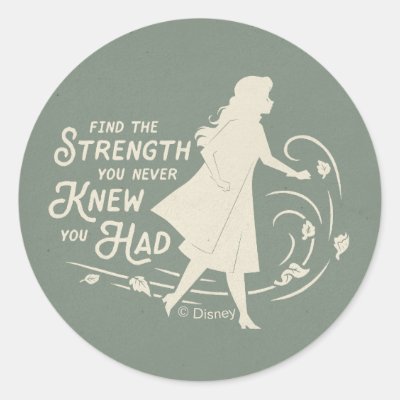 Frozen 2: Anna | Find The Strength Classic Round Sticker