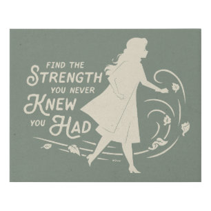 Frozen 2: Anna Find The Strength Faux Canvas Print