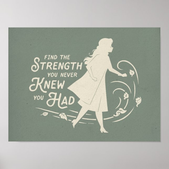 Frozen 2: Anna | Find The Strength Poster (Front)