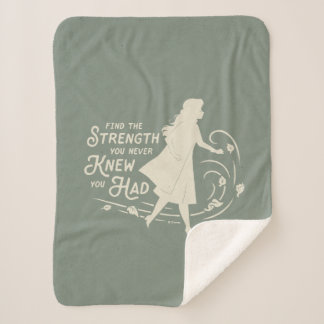 Frozen 2: Anna | Find The Strength Sherpa Blanket