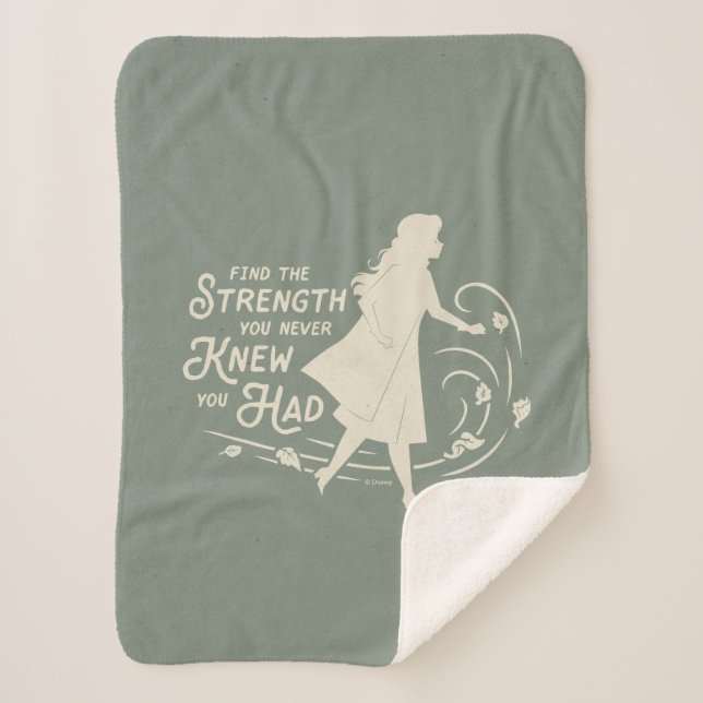 Frozen 2: Anna | Find The Strength Sherpa Blanket (Front)