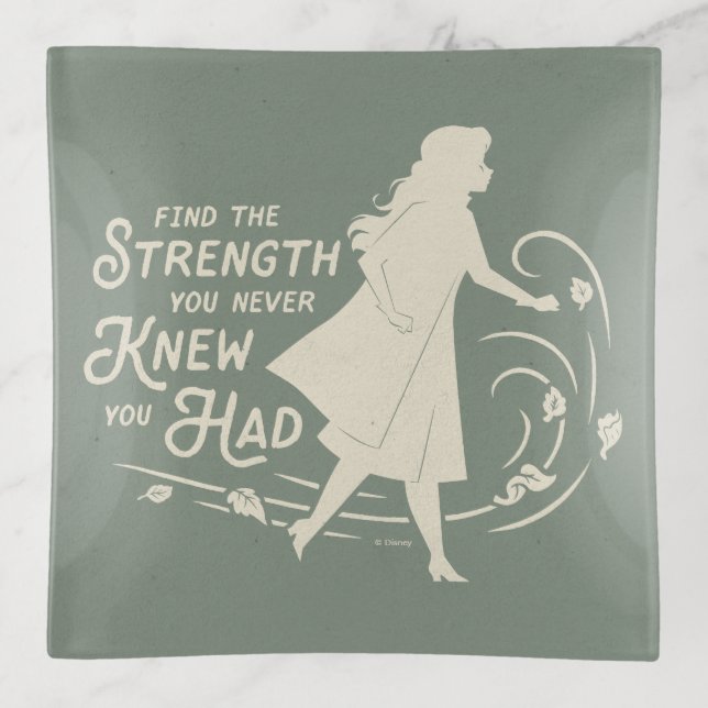 Frozen 2: Anna | Find The Strength Trinket Tray (Front)