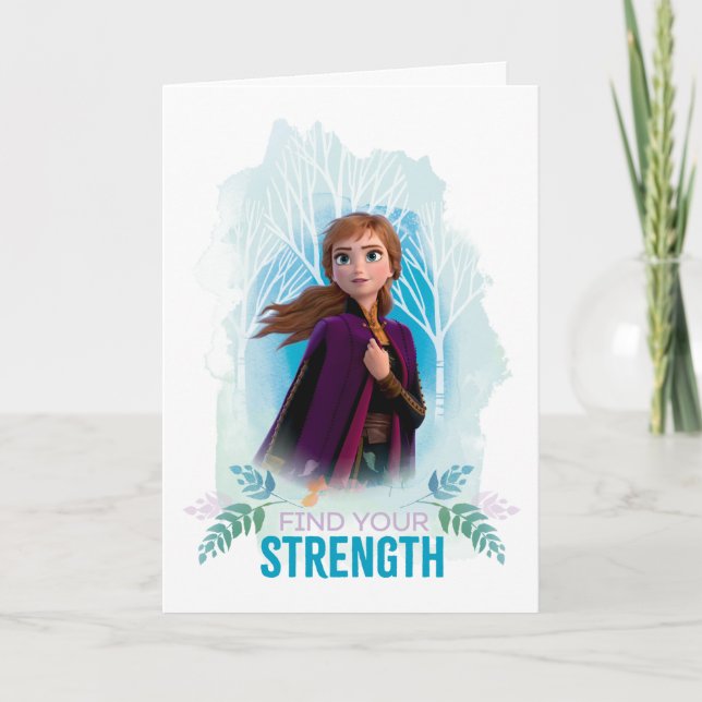 Frozen 2: Anna | Find Your Strength Card (Front)