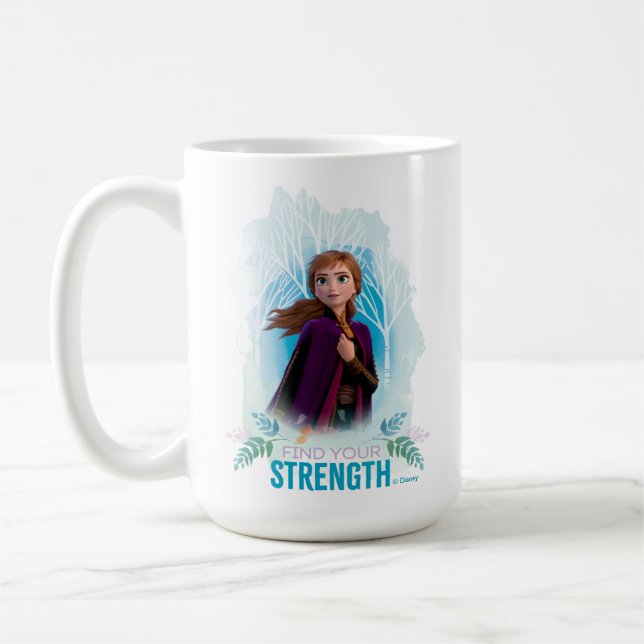 Frozen 2: Anna | Find Your Strength Coffee Mug (Left)