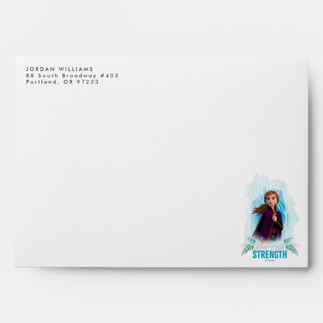 Frozen 2: Anna | Find Your Strength Envelope (Front)