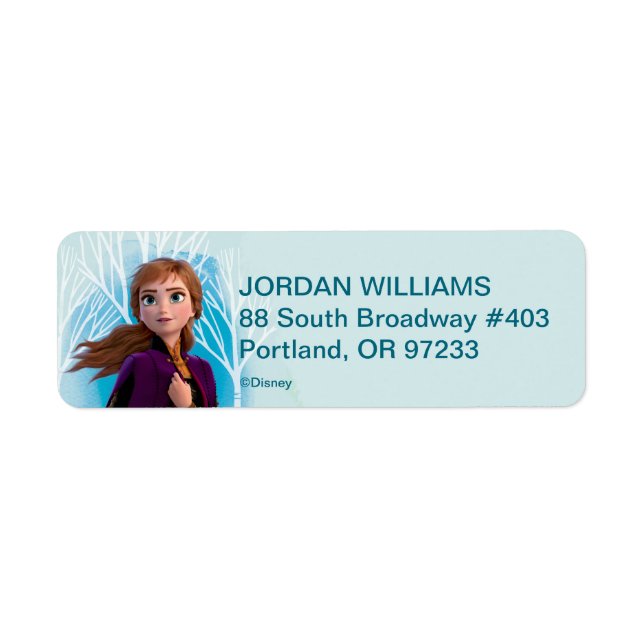 Frozen 2: Anna | Find Your Strength Label (Front)