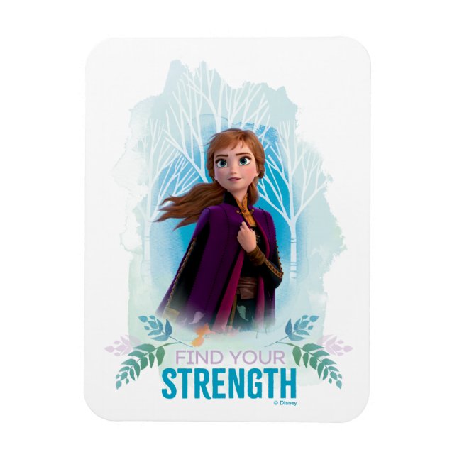 Frozen 2: Anna | Find Your Strength Magnet (Vertical)