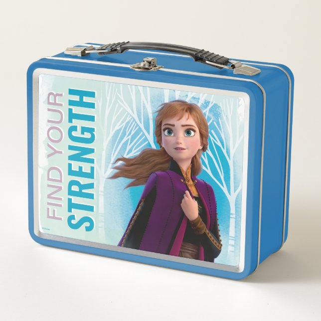 Frozen 2: Anna | Find Your Strength Metal Lunch Box (Front)
