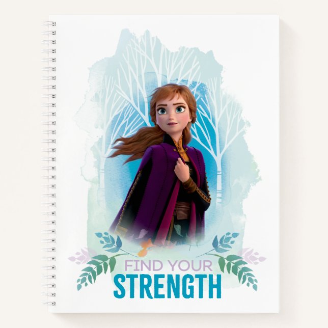 Frozen 2: Anna | Find Your Strength Notebook (Front)