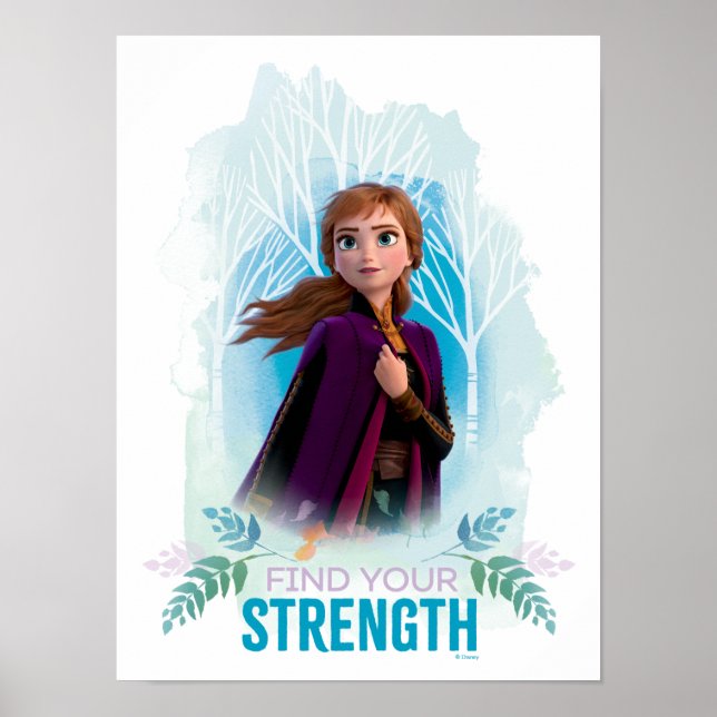 Frozen 2: Anna | Find Your Strength Poster (Front)