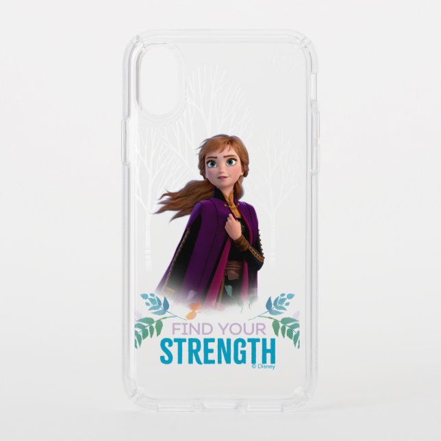 Frozen 2: Anna | Find Your Strength Speck iPhone XS Case (Front)