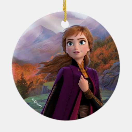 Frozen 2 Anna Gentle Wind Spirit Ceramic Ornament Zazzle