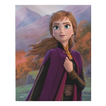 Frozen 2 | Anna - Gentle Wind Spirit Faux Canvas Print by frozen at Zazzle
