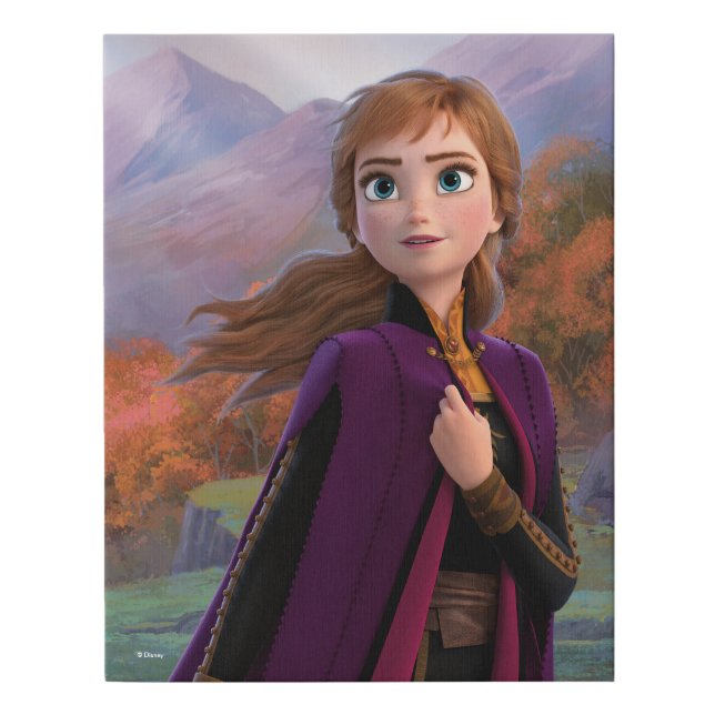Frozen 2 | Anna - Gentle Wind Spirit Faux Canvas Print (Front)