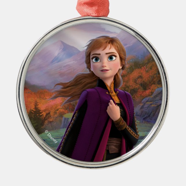 Frozen 2 | Anna - Gentle Wind Spirit Metal Ornament (Front)