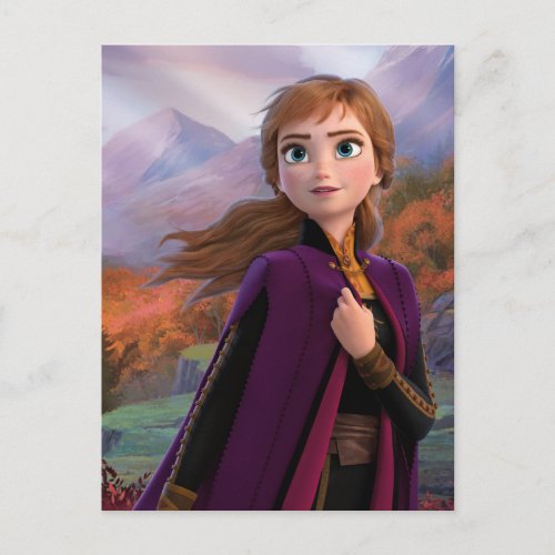 Frozen 2  Anna _ Gentle Wind Spirit Postcard