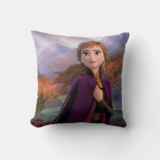 Frozen 2 | Anna - Gentle Wind Spirit Throw Pillow (Front)
