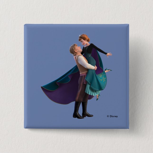 Frozen 2 | Anna & Kristoff - The Perfect Pair Button (Front)