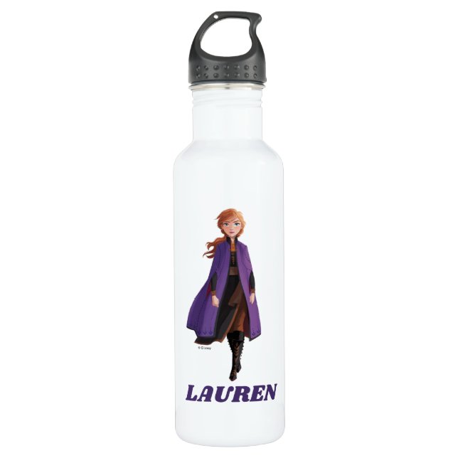 Frozen 2 | Anna - Lead with Courage Stainless Steel Water Bottle (Front)