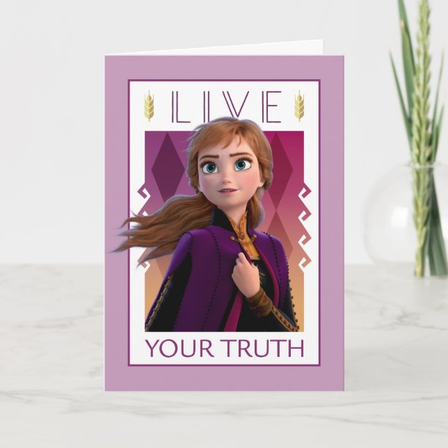 Frozen 2 | Anna - Live Your Truth Card (Front)