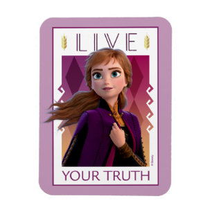 Frozen 2 Anna - Live Your Truth Magnet