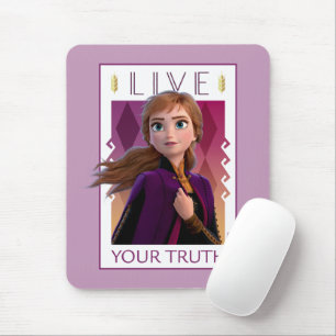 Frozen 2 Anna - Live Your Truth Mouse Pad