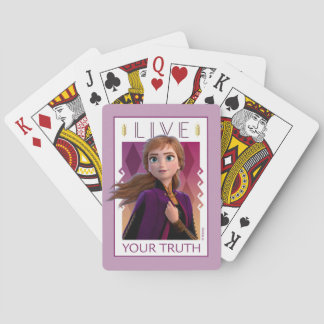 Frozen 2 | Anna - Live Your Truth Playing Cards