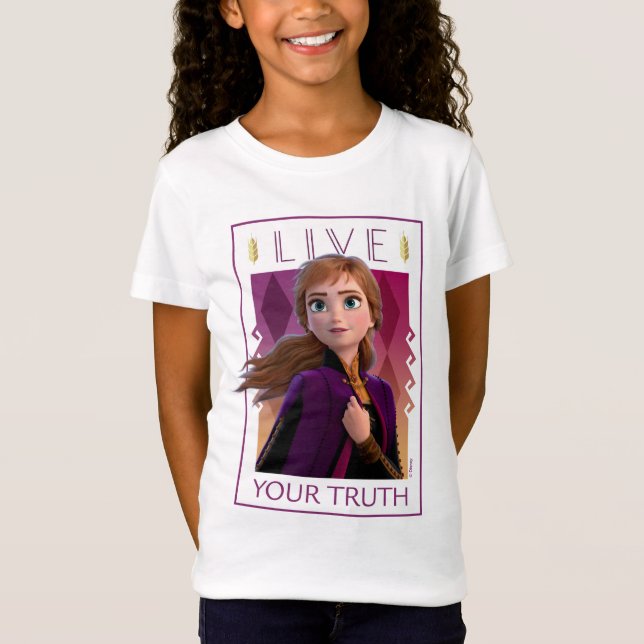 Frozen 2 | Anna - Live Your Truth T-Shirt (Front)