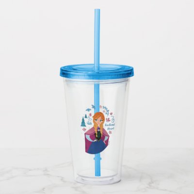 Frozen 2 | Anna &quot;Radiant Heart&quot; Watercolor Acrylic Tumbler