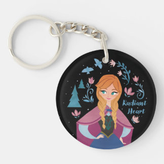 Frozen 2 | Anna "Radiant Heart" Watercolor Keychain