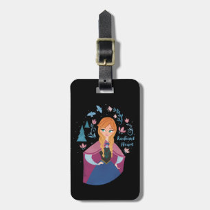 Frozen 2 Anna "Radiant Heart" Watercolor Luggage Tag