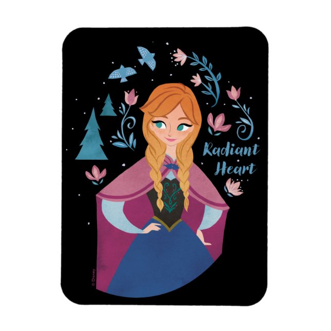 Frozen 2 | Anna "Radiant Heart" Watercolor Magnet (Vertical)